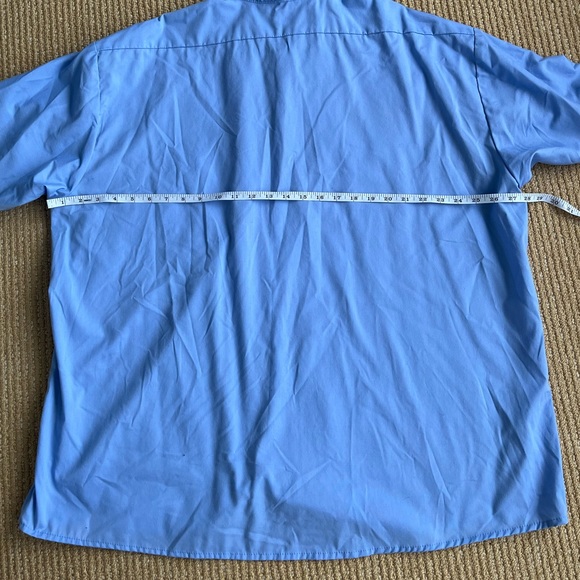 Goose Island Beer Men’s Blue Reflective Work Button Shirt ‘David’ Cintas SZ 3XL - Picture 10 of 11